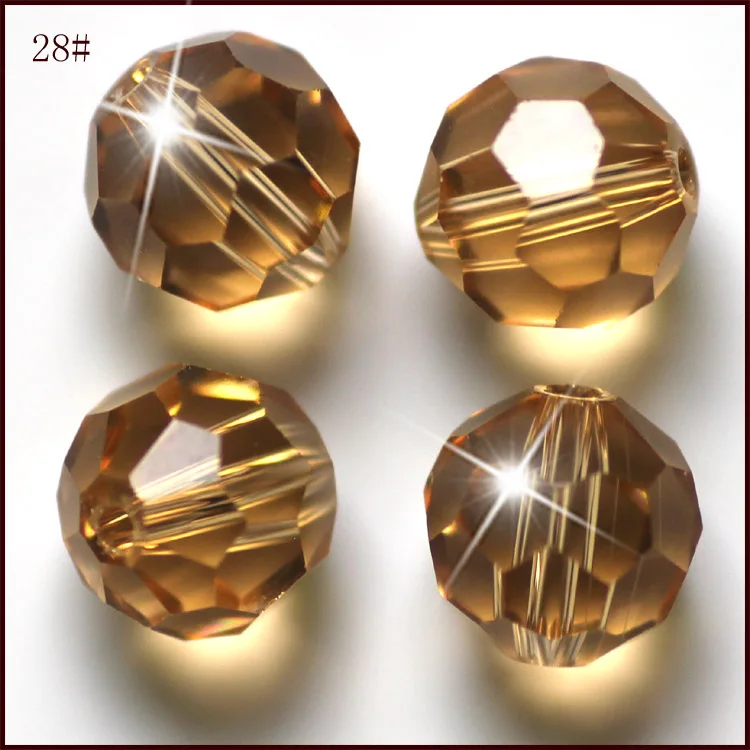 Хрустальные модные рукоделие ювелирные бусины 6 мм футбольные стеклянные