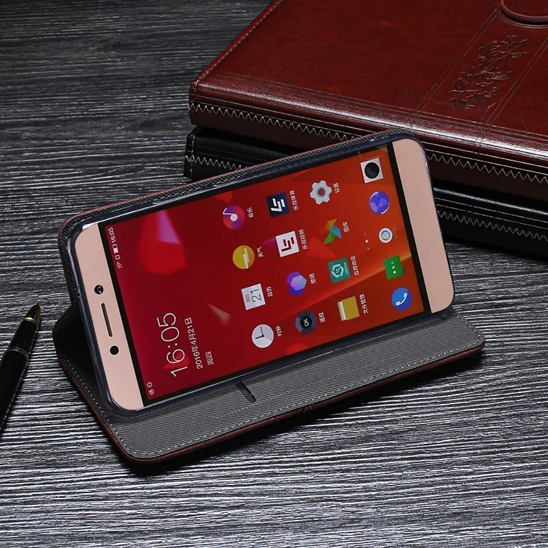 Кейс для LeEco Le 2 Чехол Высококачественная крышка Ретро Флип кожаный кейс делового