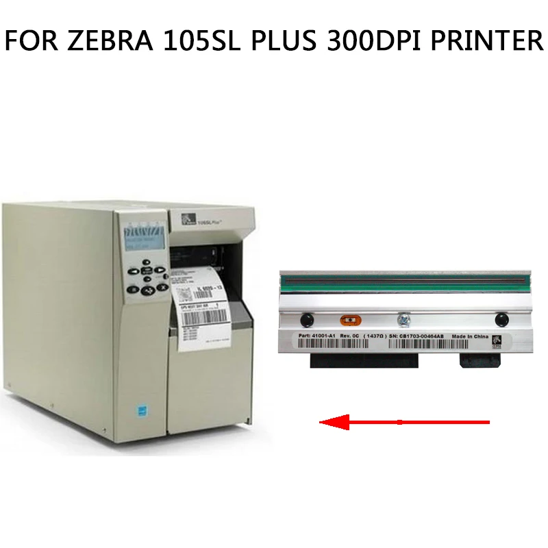 Абсолютно новые оригинальные термопринтеры печатающая головка для Zebra 105SL Plus 300