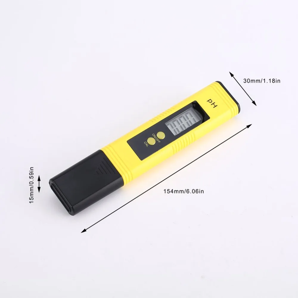 Портативный ЖК цифровой измеритель PH 0 14PH Ручка тестер Точность 01 для Аквариума