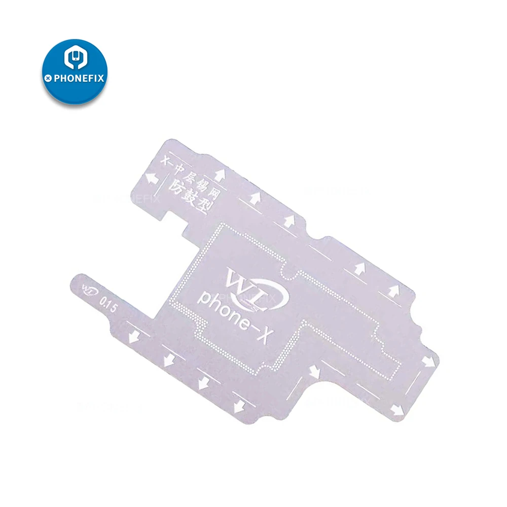 WL среднего уровня PCB паяльная ремонтная арматура с BGA трафаретами для iPhone X