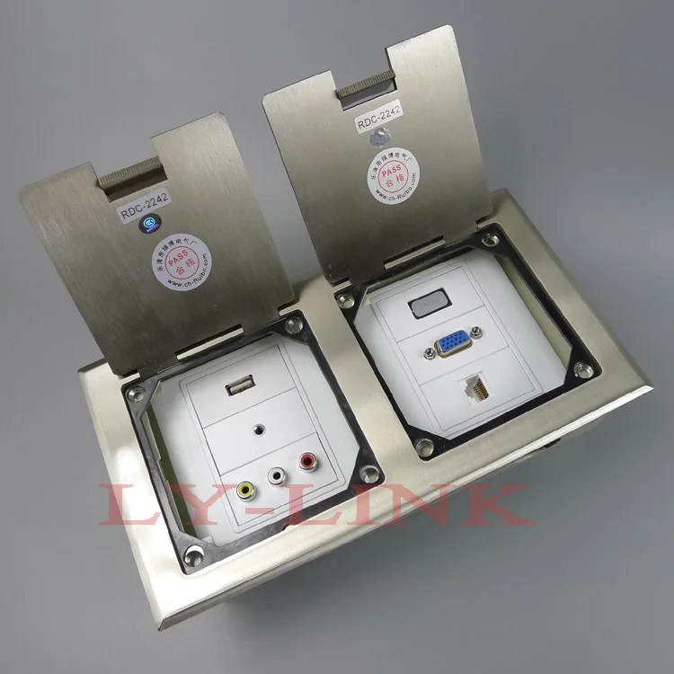 Напольная розетка наземная для установки два размера 86x86 настенная пластина|floor