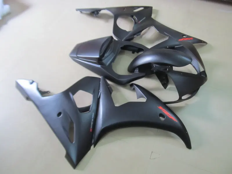 Мотоцикл обтекатель комплект для YAMAHA YZFR6 05 YZF R6 2005 YZF600 yzfr6 Новый матовый черный ABS