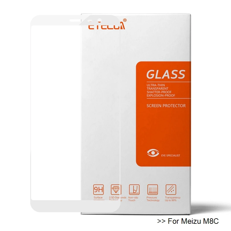 Для Meizu M8C Glass закаленное стекло на Защитная пленка для экрана премиум класса 9h |