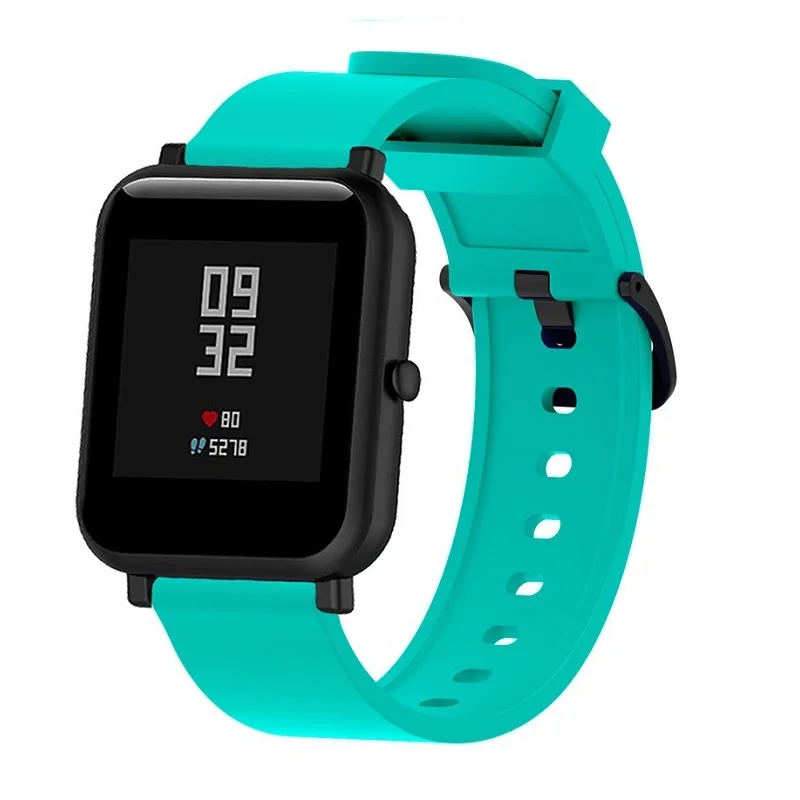 Ремешок силиконовый для Huami Amazfit Bip Bit lite мягкий чехол смарт часов 2 в