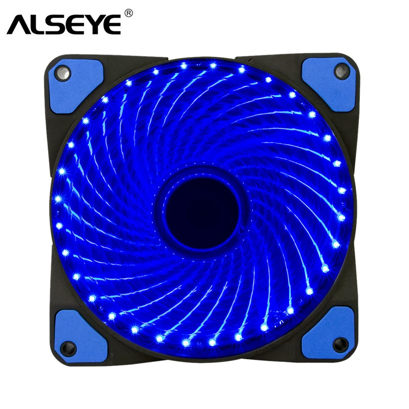 Система охлаждения для корпуса ALSEYE Lightning 12cm Red Blue Green White LED|fan cooler|water cooling12cm fan |