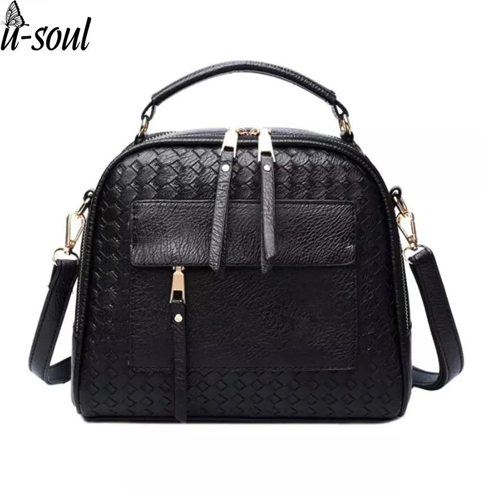 Женская вязаная сумка маленькая Повседневная мессенджер A594|fashion handbag|handbags