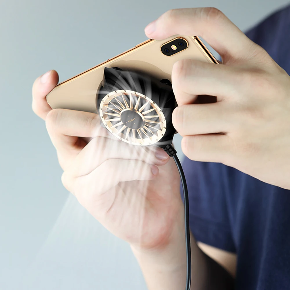 Портативный охлаждающий вентилятор с Micro USB бесшумный мини кулер радиатор для