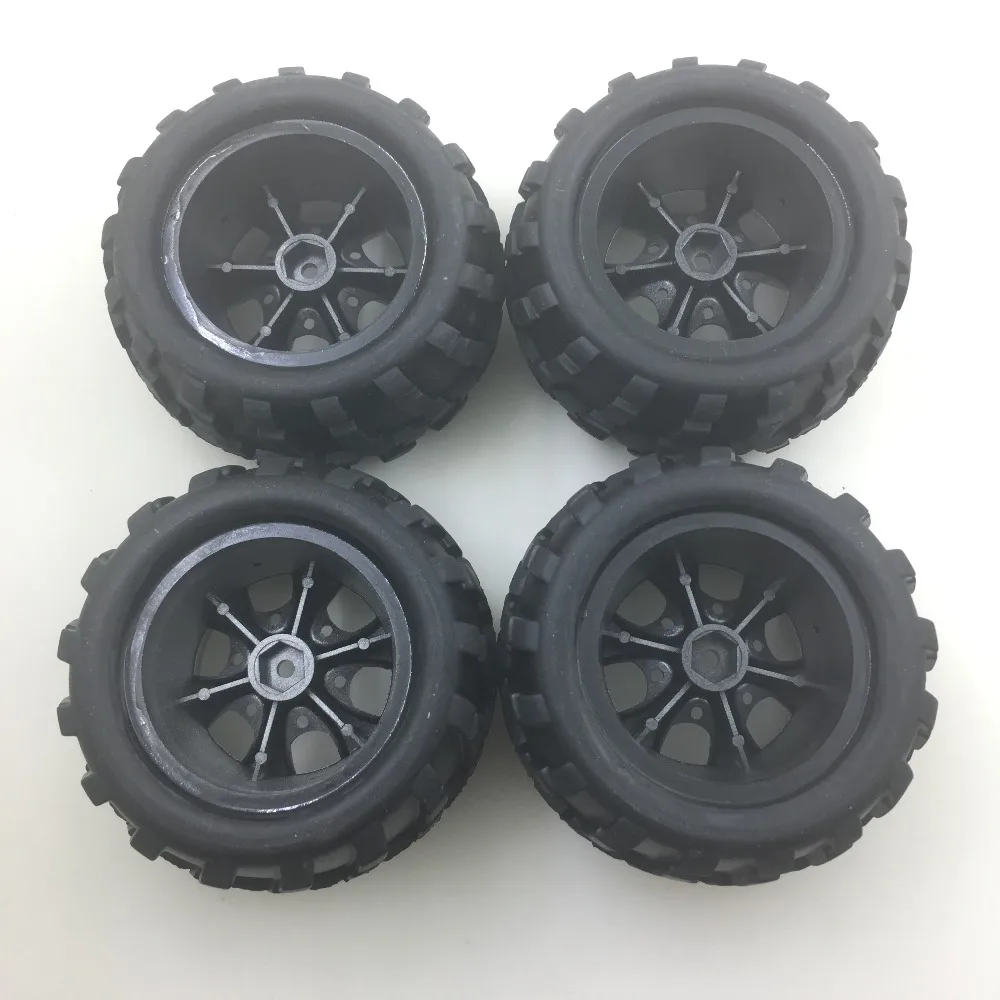 2 левая шина + правая покрышка для Wltoys A979 1/18 Rc автомобиль запасные Запчасти 01/02