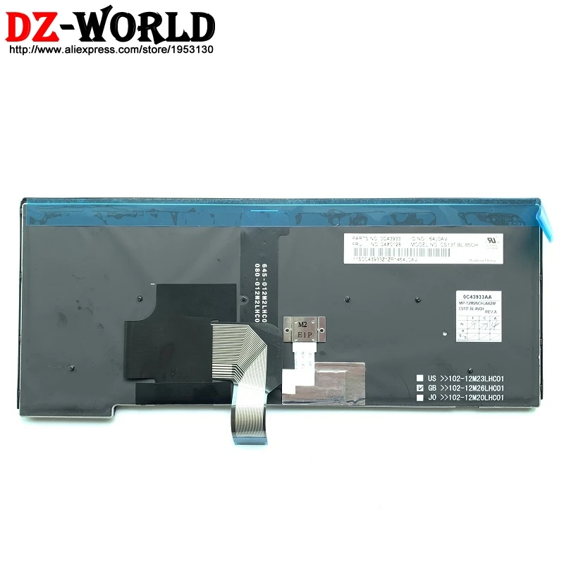 Оригинальная новая клавиатура для ноутбука Thinkpad T431S T440 T450 T460 T440S T450S с подсветкой