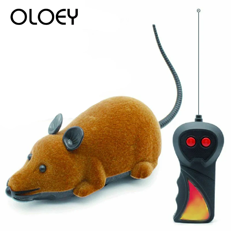 Корм для животных игрушечная мышь Беспроводной RC мышки для котов игрушки дистанционного Управление игрушечная мышь Новинка RC кошка забавная игровая мышь игрушки для кошек