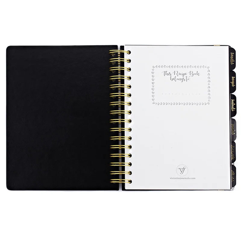 Flexy Cover Recipes& Notes Journal Wire-O Lined записная книжка для приготовления пищи