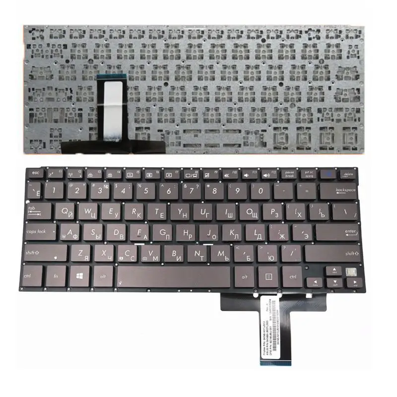 Новая Коричневая клавиатура для Asus EeePad Transformer TX300 TX300CA с русской раскладкой без рамки