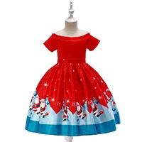 2018 autumn Christmas new style kids dresses for girl Stylish dress theme party princess print | Детская одежда и обувь