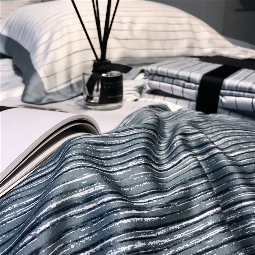 Ropa de cama Tencel Silk, 4 шт., набор постельного белья KING QUEEN, роскошный пододеяльник, простыня, постельное белье dekbedovertrek