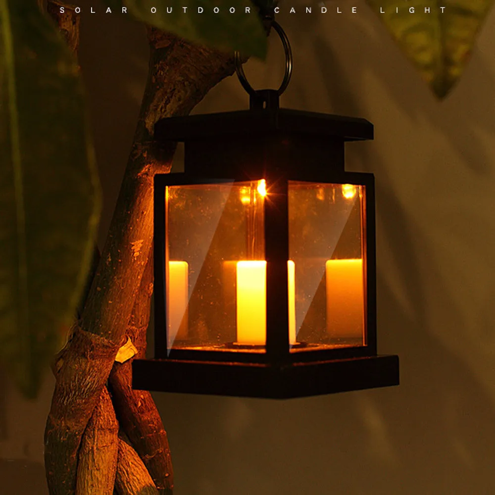 Прямая поставка Классическая Солнечная Светодиодная свеча напольный подвесной