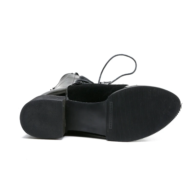 Женские ботинки большие размеры 35-43 ботильоны из натуральной кожи сезон