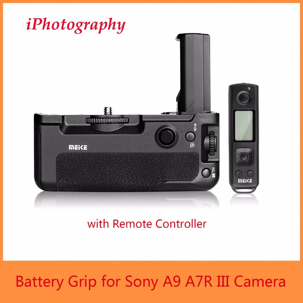 Meike MK-A9 PRO Vertical-shooting Battery Grip for Sony A9 A7R III A7 A7M3 Camera w/ 2.4GHz Remote Controller | Электроника