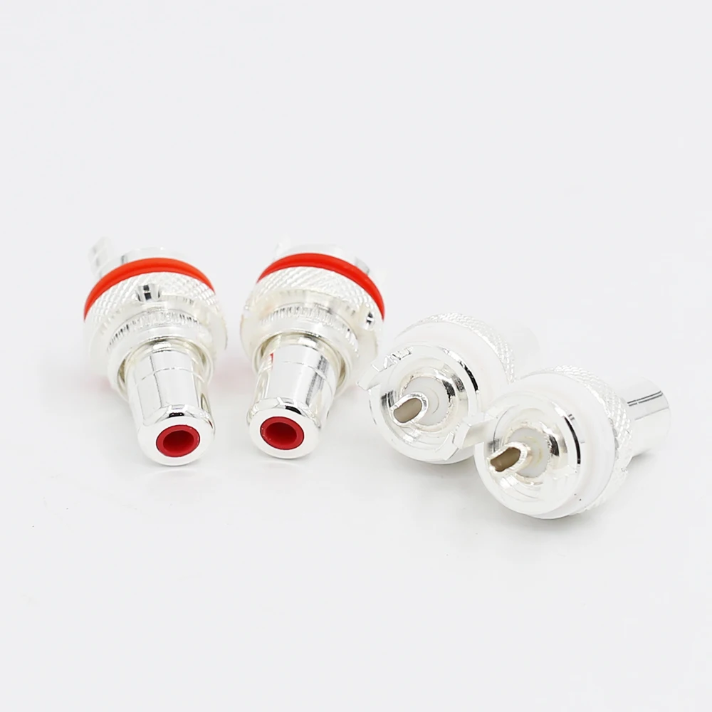 Аудио Hifi 8 шт. посеребренные RCA гнездовые разъемы телефонные шасси HIFI AMP|hifi amp|hifi