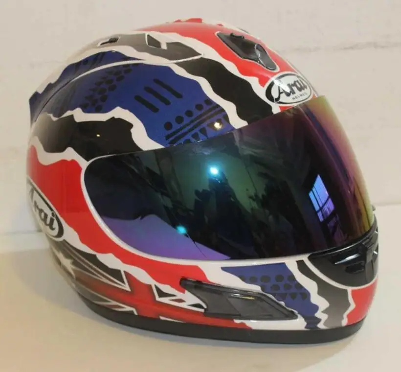 Горячая распродажа! Arai шлем rx7-top RR5 мотоциклетный шлем гоночный шлем полнолицевой емкостный мотоциклетный, емкостный - Цвет: 5