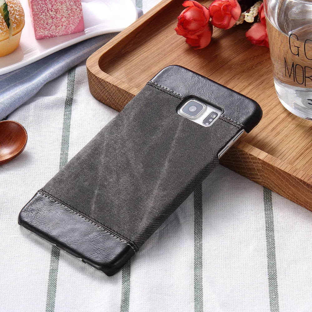 S7 S6 фон для фотосъемки в джинсовом стиле класса люкс Samsung Galaxy край плюс