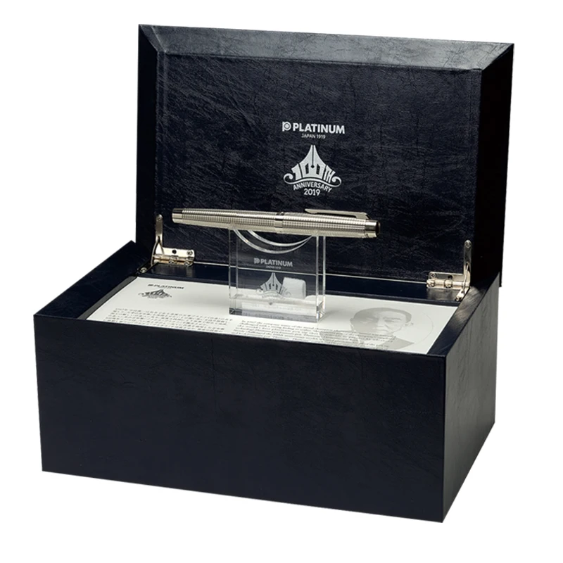 Перьевая ручка PLATINUM японский перьевой наконечник Pt790 100 летний юбилей platinum edition PPC