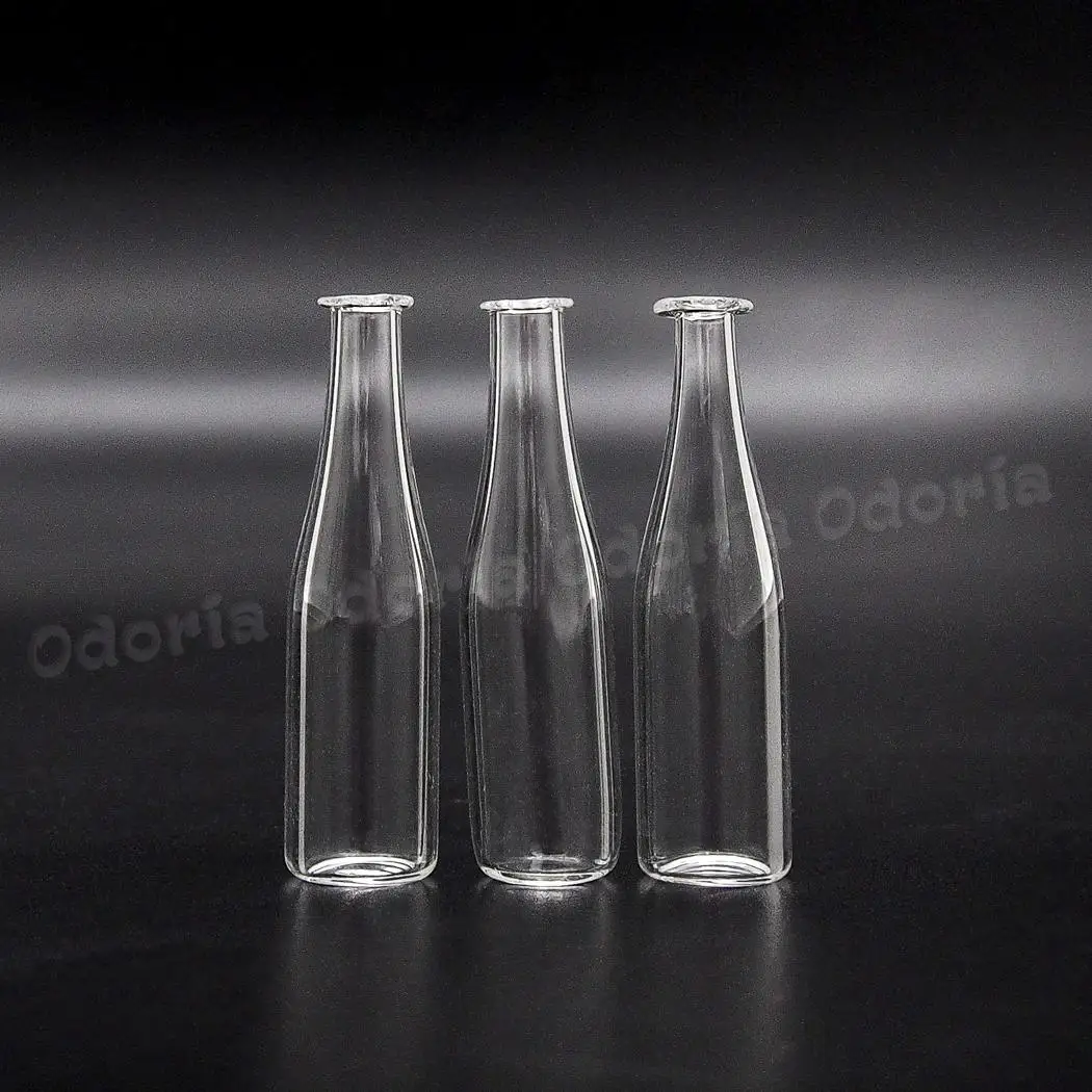 Odoria 1:12 миниатюрные 3 шт стеклянные бутылки для молока, напитков, воды кукольный домик кухонные аксессуары
