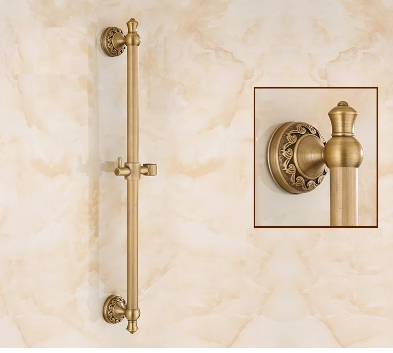 Регулируемый раздвижной держатель для душевой лейки под античную