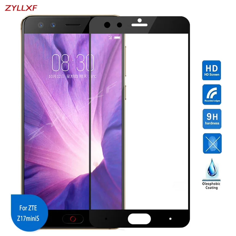 Для ZTE Nubia Z17miniS NX589J полное покрытие Закаленное стекло Защитная пленка для экрана 9H