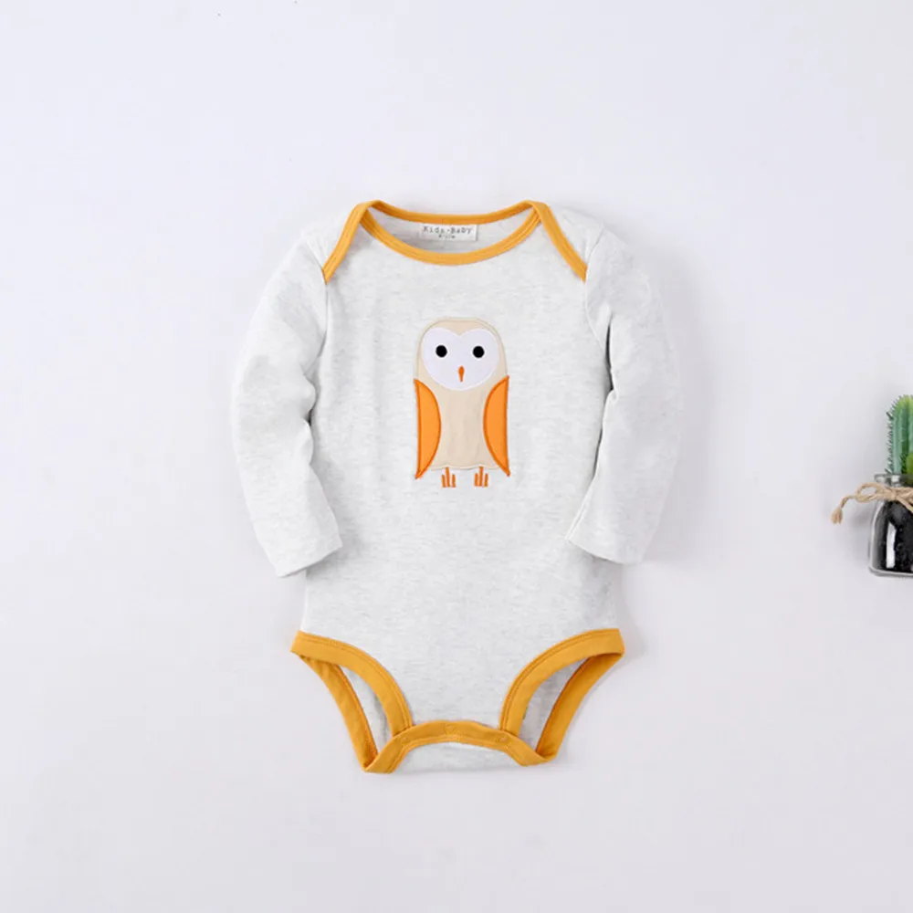 Style One Модные Демисезонный маленьких Комбинезоны для малышек качества с длинными рукавами для новорожденных детская одежда Повседневное Комбинезоны для женщин Костюмы из хлопка для мальчиков и девочек Комбинезон - Цвет: Style One