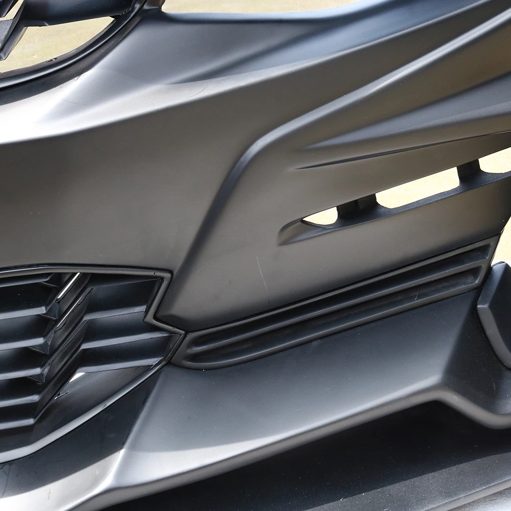 Комплект кузова из ПП передний бампер с разветвителем для губ крылья Chevrolet Camaro 2016