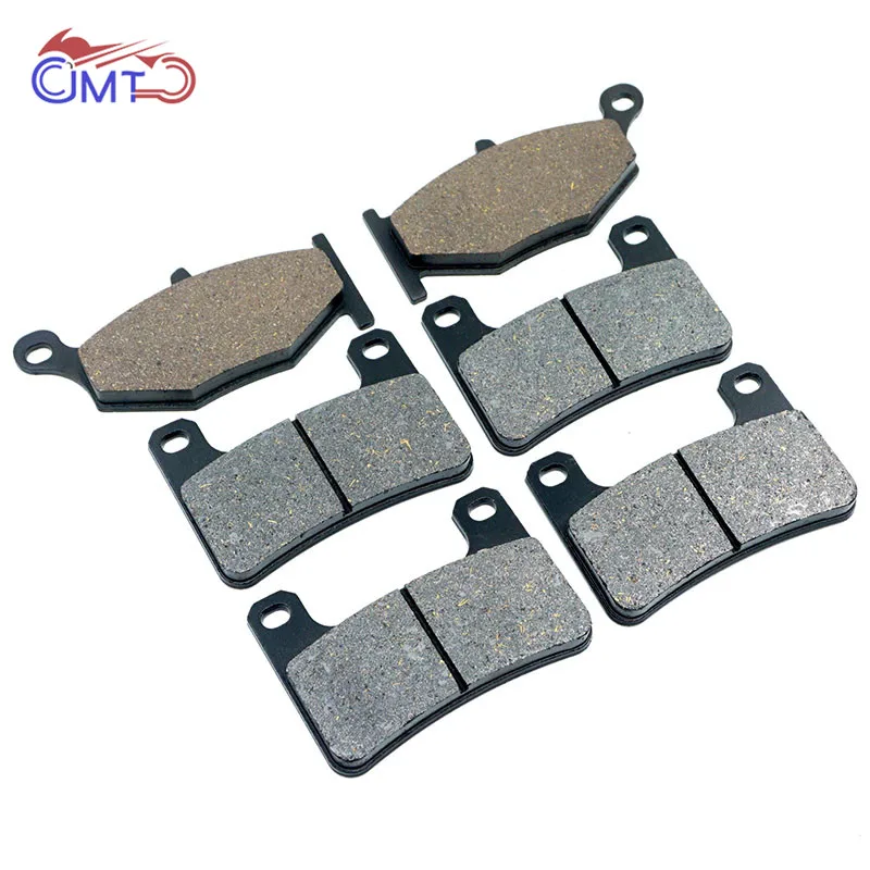 Передние и задние тормозные колодки для Suzuki GSXR600 GSXR750 2006 2010 GSXR1000 2007 2008 GSX1300R HAYABUSA 2012