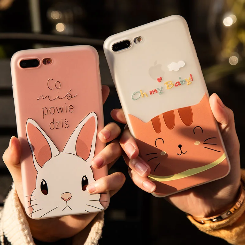 Чехол Cyato с рисунком животных для iPhone 6 s 7 Plus чехол из ТПУ 8 S plus X измельченным |