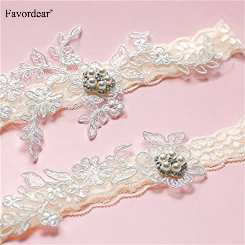 2 шт. кружевные подвязки для ног с жемчугом|Перчатки невесты| |