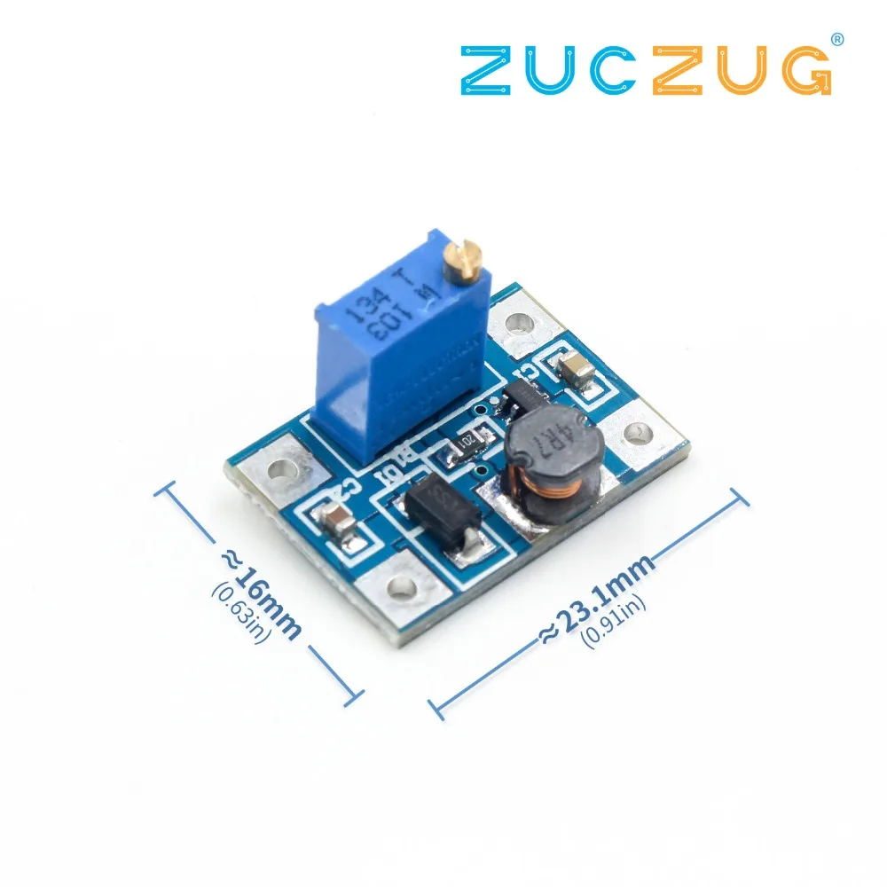 DC-DC SX1308 повышающий Регулируемый Модуль питания Step UP повышающий преобразователь постоянного тока 2-24V постоянного тока до 2-28 в 2A