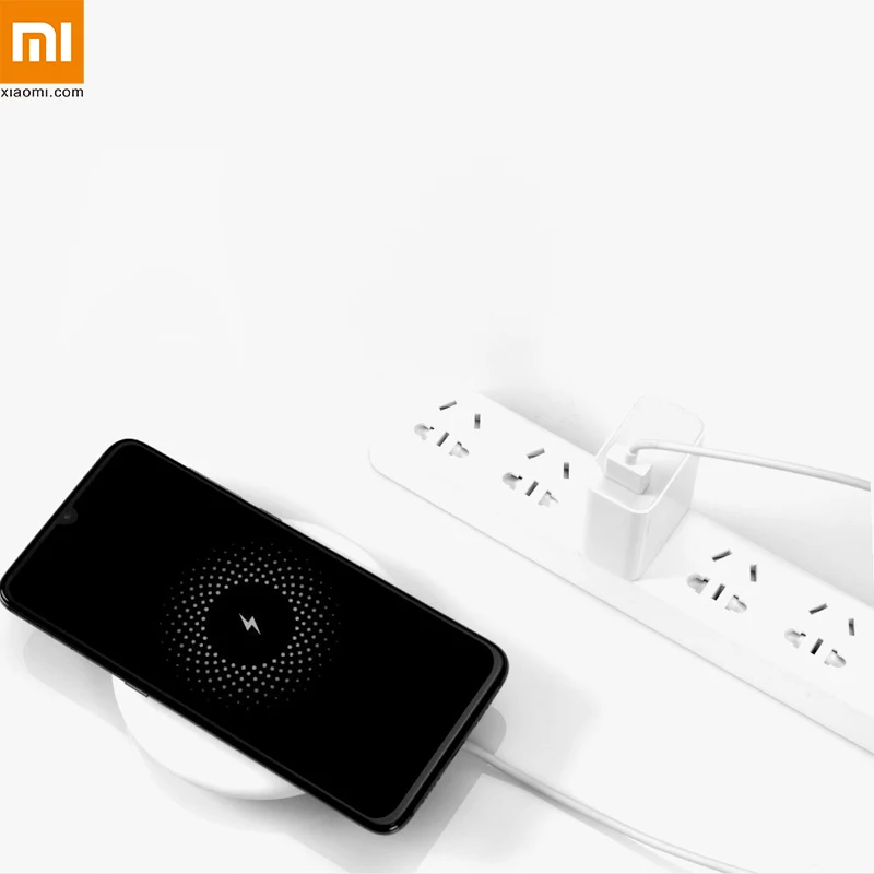 Xiao mi Оригинальное Беспроводное зарядное устройство 20 Вт Max Qi Smart Quick Charge type-C быстрое зарядное устройство для смартфона Xiaomi mi 9 mi 9 mi X 3