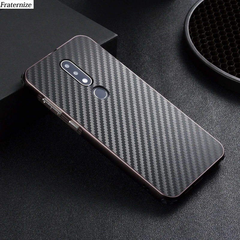 Алюминий чехол для Nokia X6 2018 мобильный крышка бампера металла рамка +