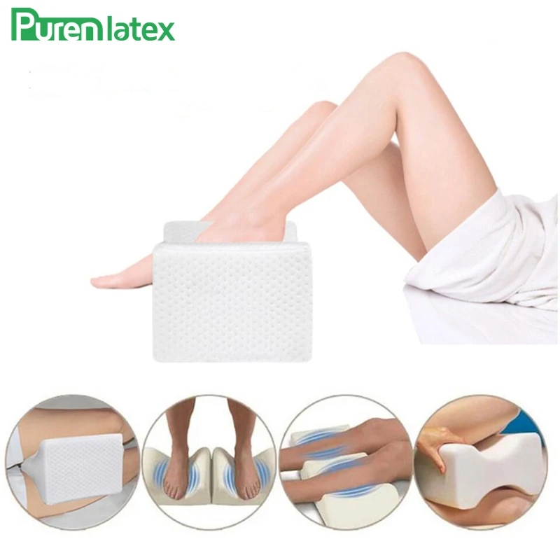 Ортопедическая подушка для ног PurenLatex из пены с эффектом памяти бокового сна