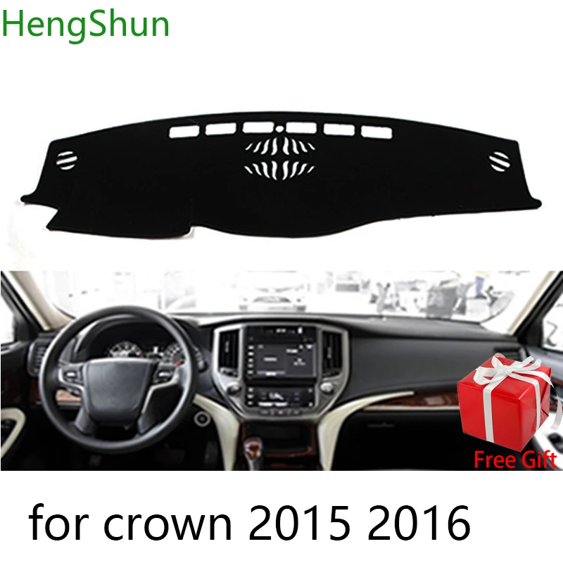 Для Toyota crown 2015 2016 2017 2018 автомобильный Стайлинг коврик для приборной панели чехол