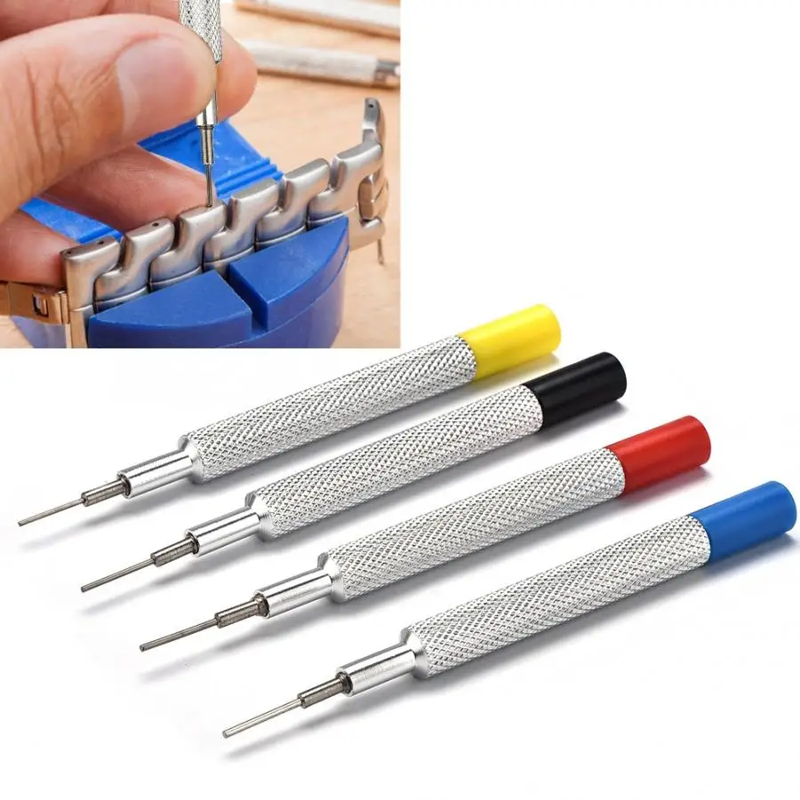 4 шт. регулируемые часы из сплава ремешок звено съемный инструмент для ремонта