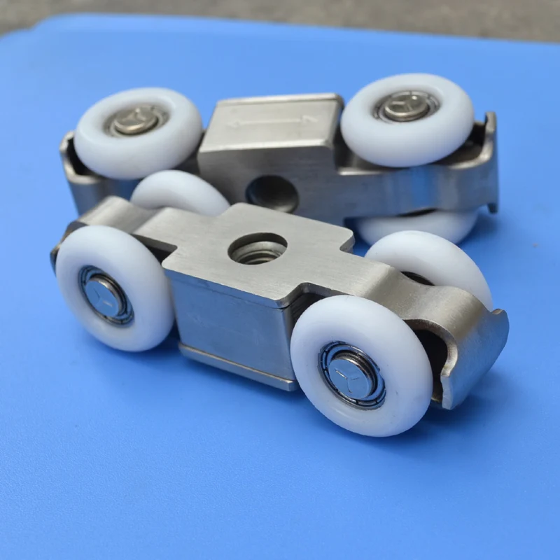 Сверхтихая деревянная мебель раздвижная дверь шкив подвесная дорожка