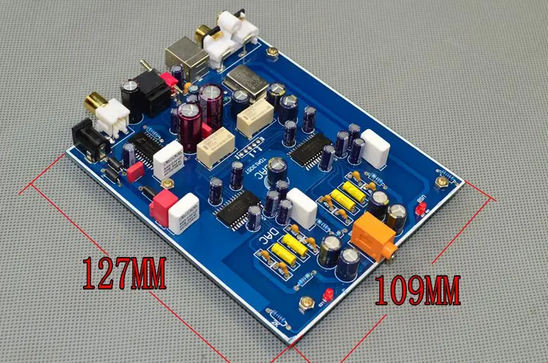 Двойной чип DAC TDA1305 + цифровой приемник CS8412 CM108 USB класс Fever Hi Fi Плата декодера с