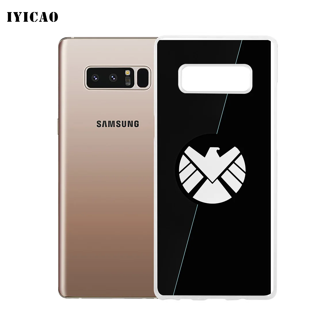 IYICAO Защитный Мягкий силиконовый чехол с Марвел для Samsung A5 A6 Plus A7 A8 A9 J3 J5 J7 Note 8 9 из