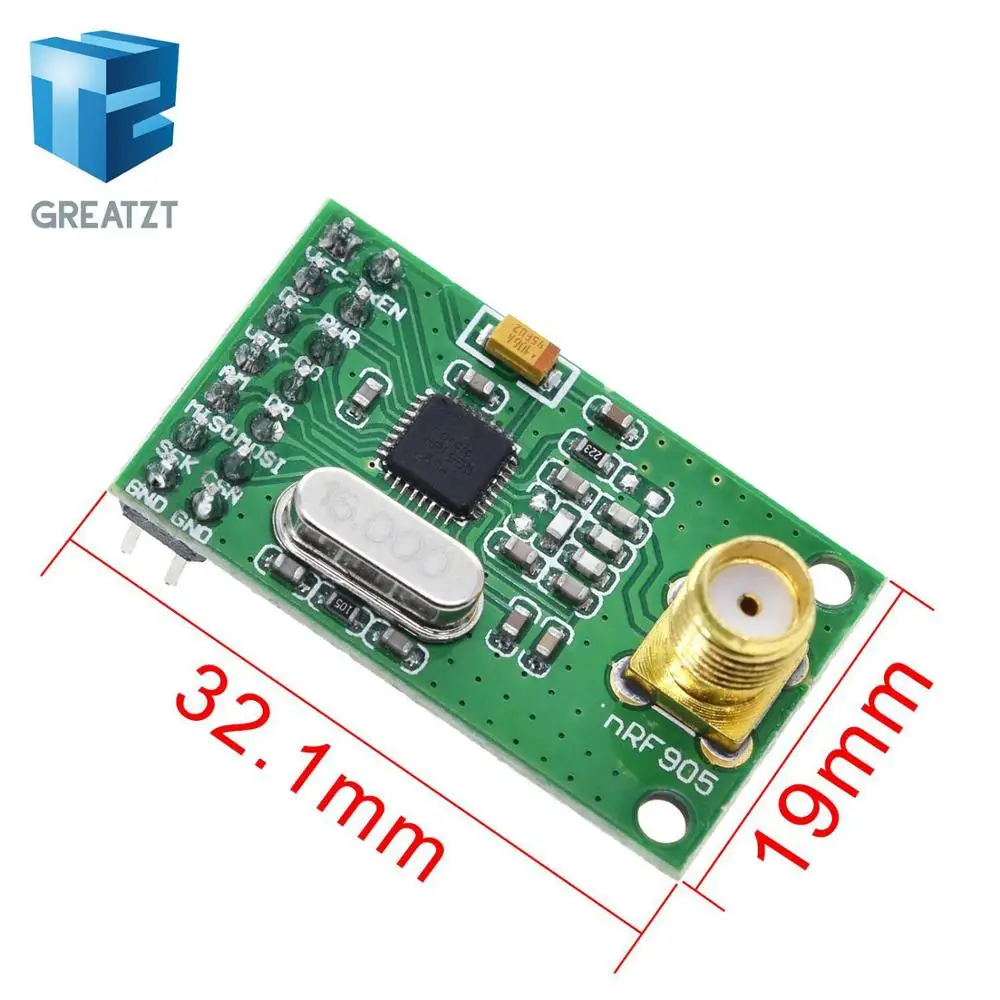 Модуль беспроводного приемопередатчика NRF905 плата приемника передатчика NF905SE с