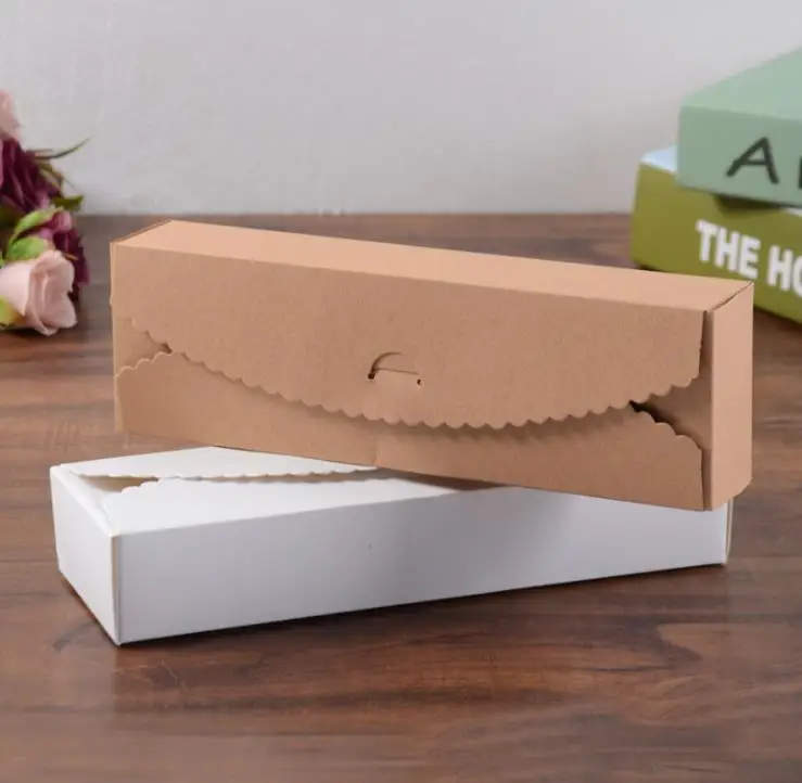 20 шт./лот крафт-подарочные коробки Бумага конфеты ручной работы/упаковочная