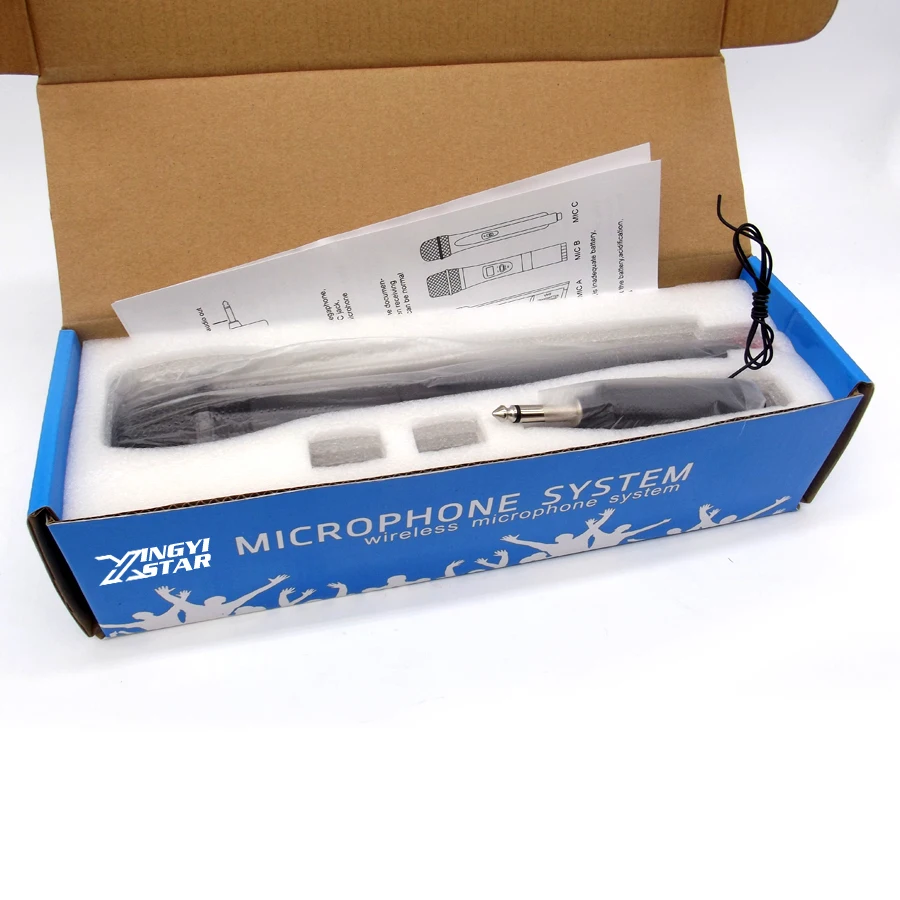 Профессиональная Беспроводная микрофонная система FM передатчик приемник ручной