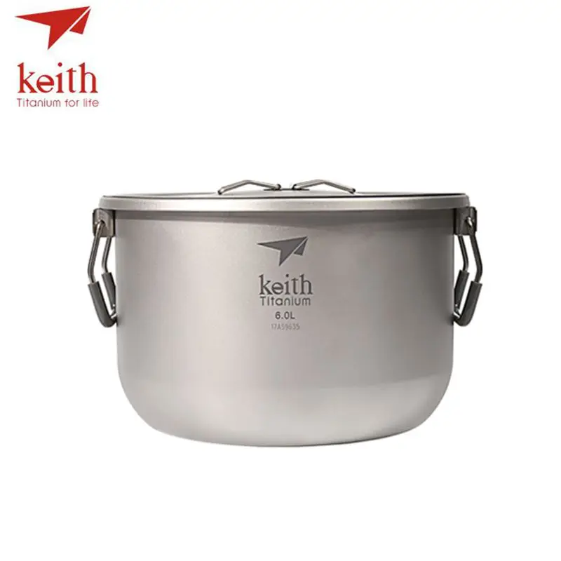Чайник из титана Keith TI8301 для приготовления пищи посуда пикника и