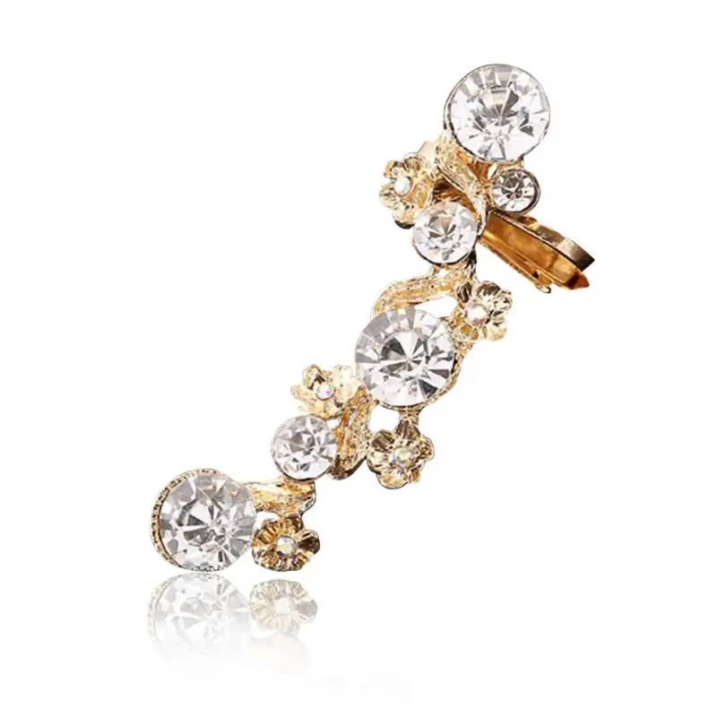 1 шт. Jewelry клипса из сплава одиночные серьги Бабочка Кристалл Обёрточная бумага