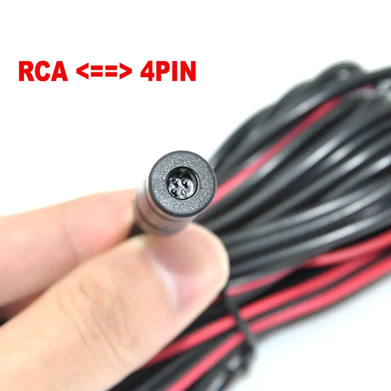 6 м RCA-4PIN или RCA-RCA видео кабель для парковки заднего вида Камера подключить