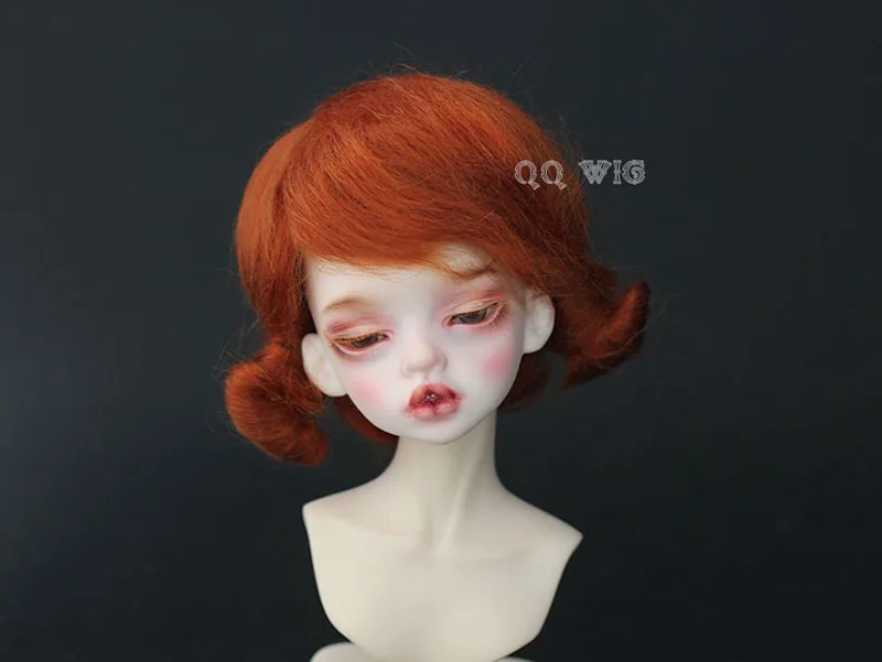 Новый стиль 1/8 парик для шарнирной куклы супер модный красивый короткий